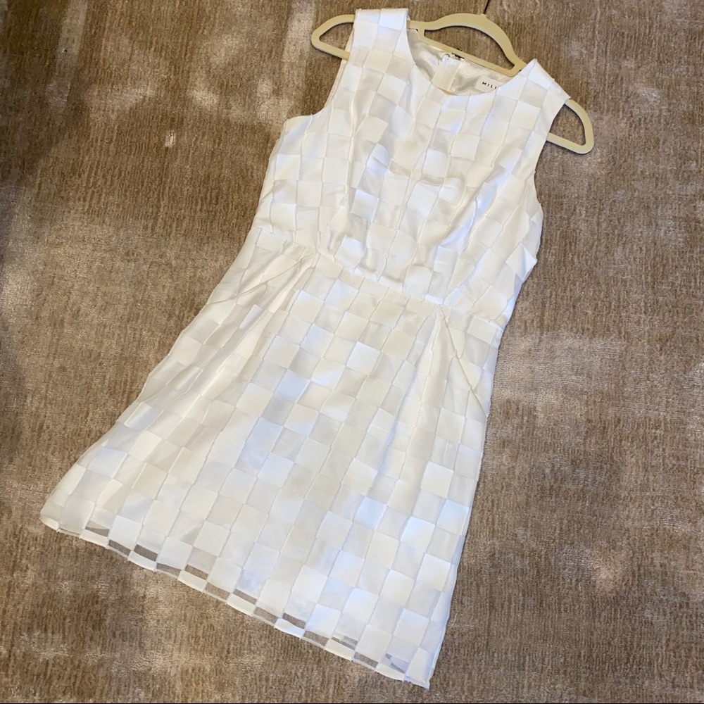 Milly All White Dress